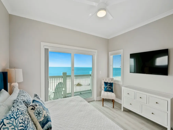 Luxurious Port St. Joe Beach Rental Six Bedroom Home with Pool & Beach Access